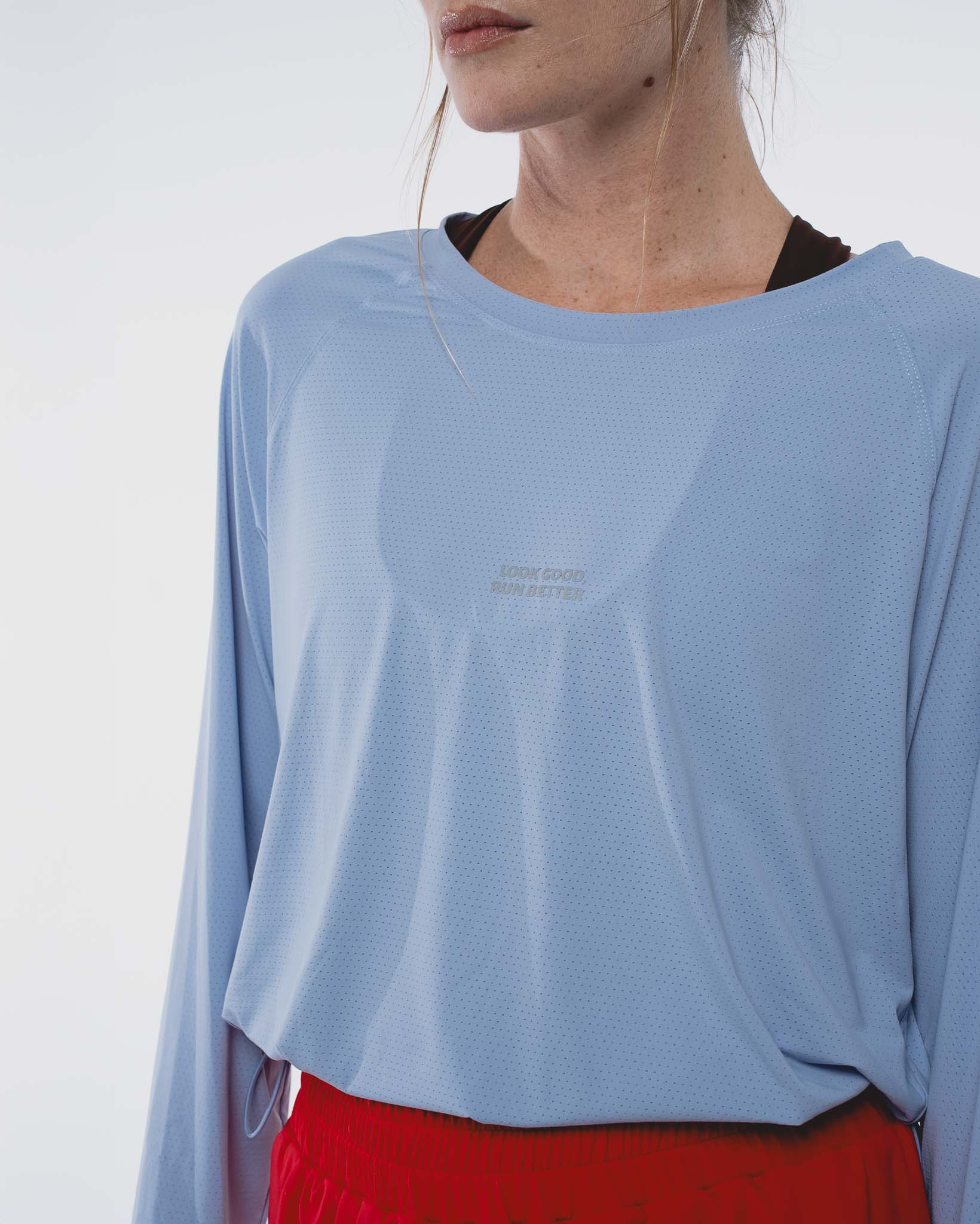 RUNNING LONGSLEEVE POWDER SUGAR BLUE - Image 4