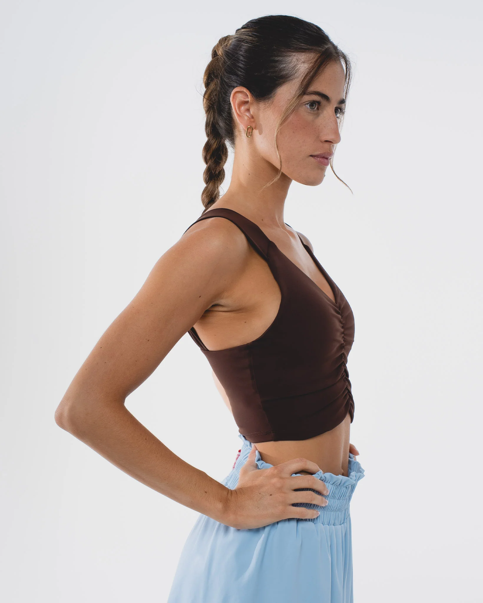 RUCHED TOP CHOCOLATE - Image 4