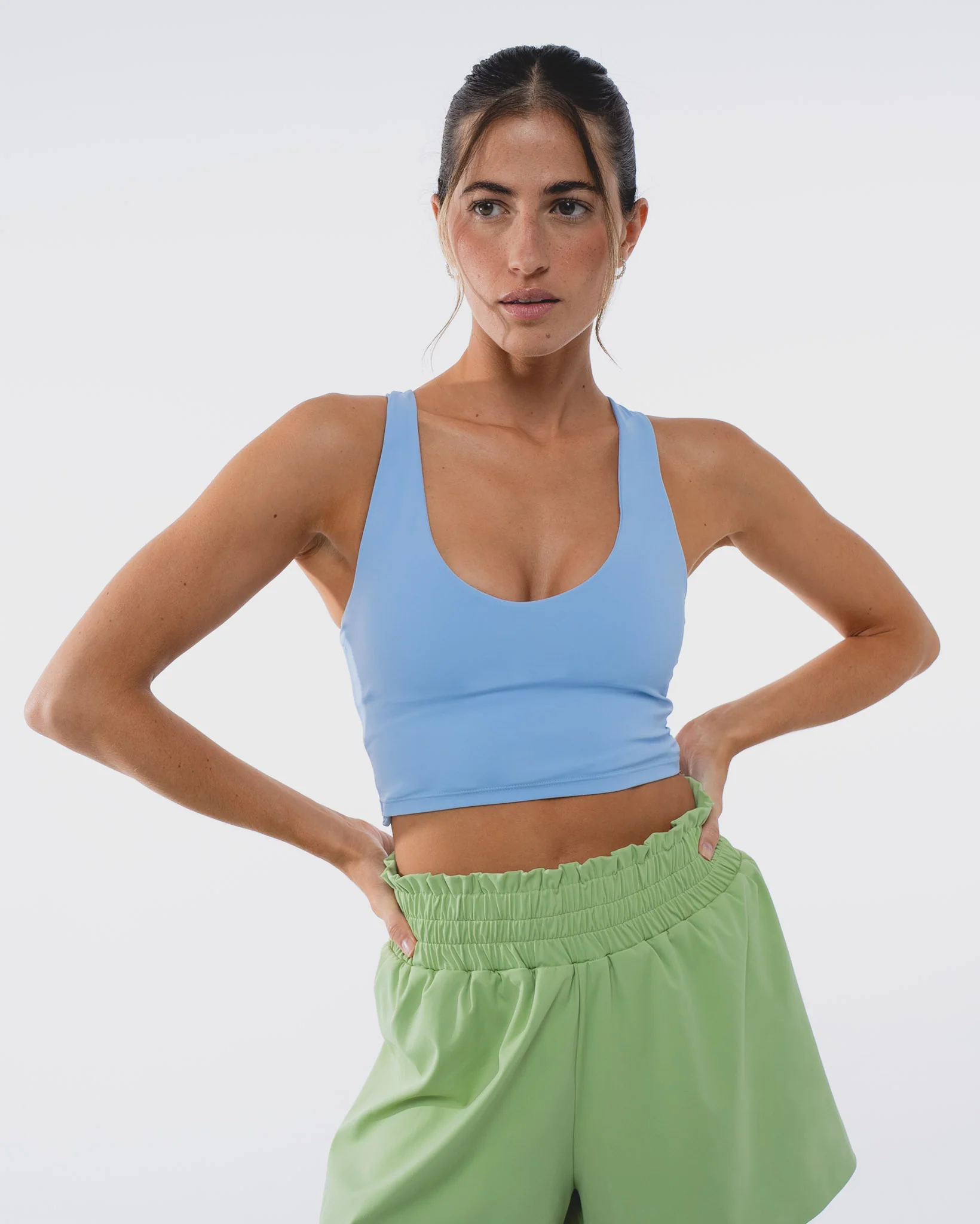 LACE TOP COTTON CANDY BLUE - Image 3